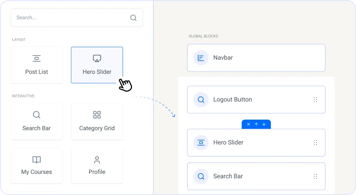 Drag & drop builder